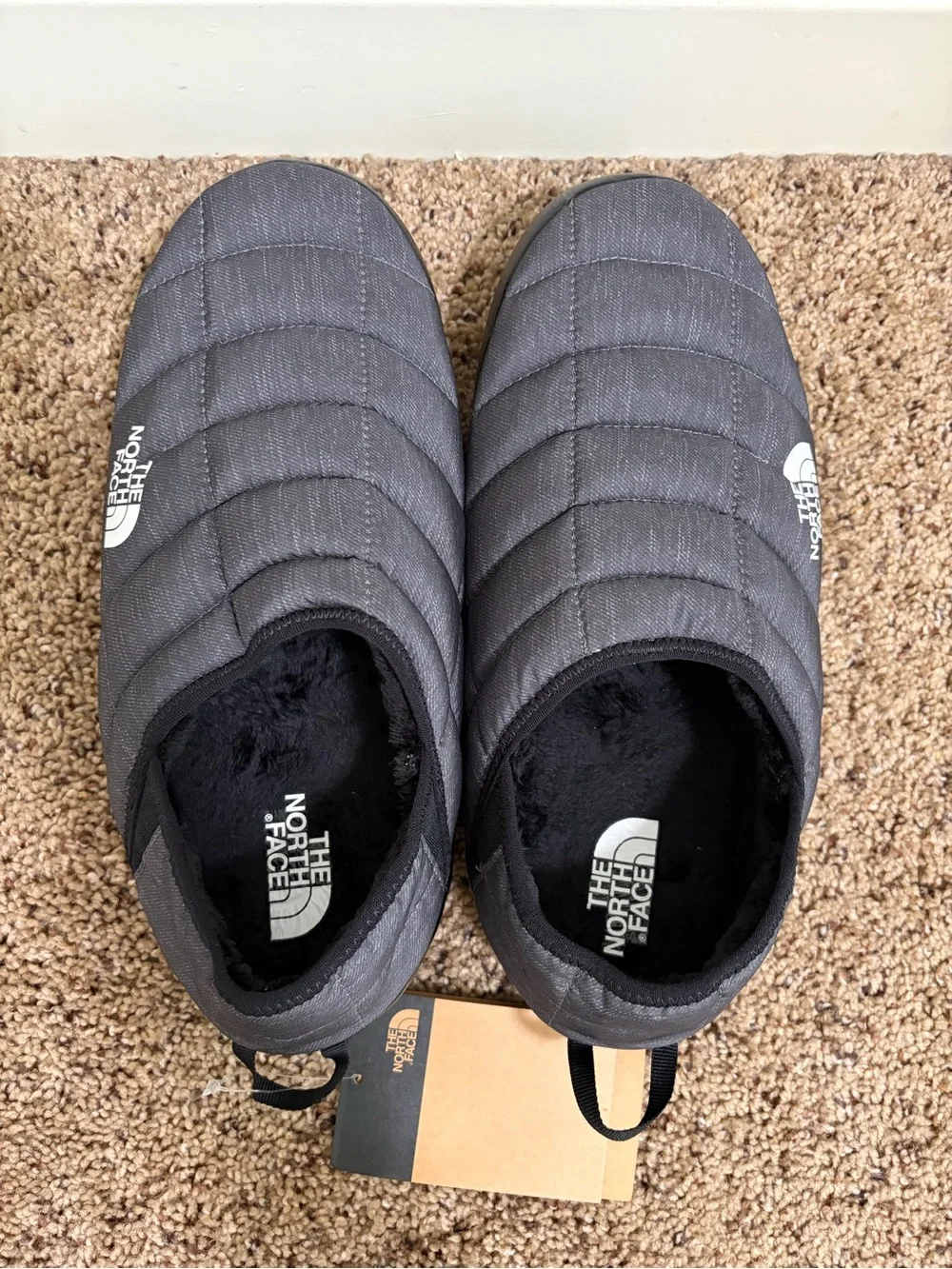 The North Face Men’s THERMOBALL™ Traction Mules V, Grey, Size 12, New with Tags
